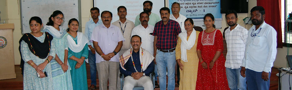 Shri Ravi Malger Board Member UAD Dharwad Visited to KVK Bagalkote